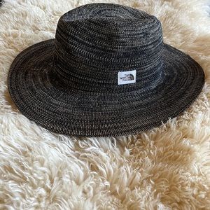North Face packable Panama hat in brown